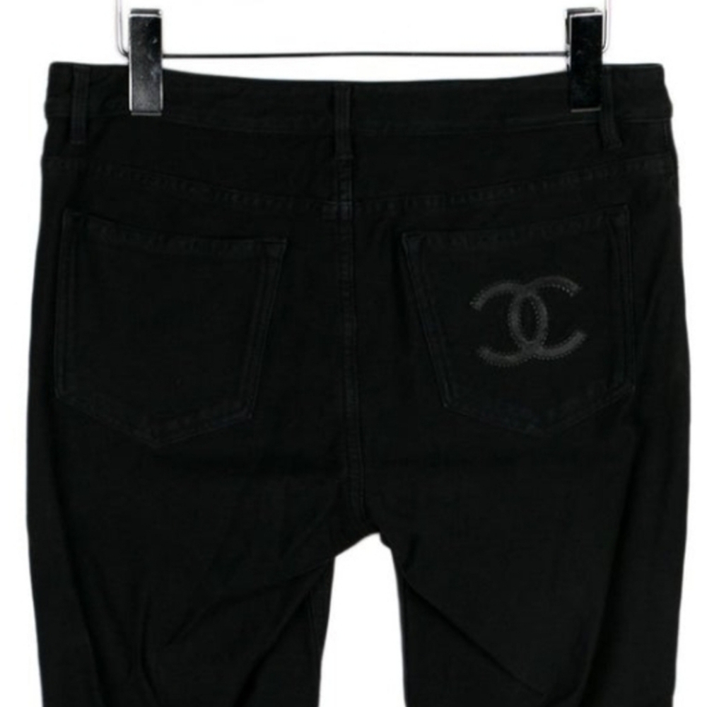 Chanel CC Logo Jeans